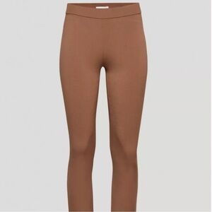 Aritzia Sunday Best Ellie High Rise Knit Pant Sz XS in Brown